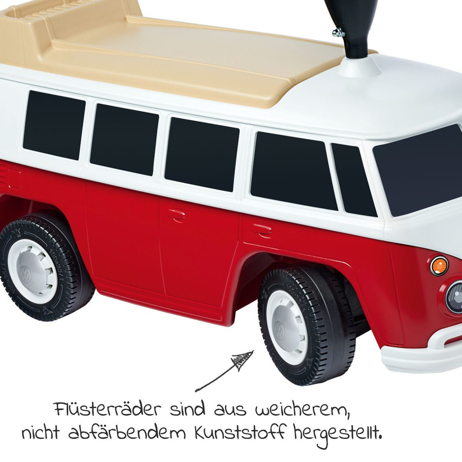 BIG VW T1 Rutscher Fahrzeug rot weiss ab 18 Monaten - Bild 5