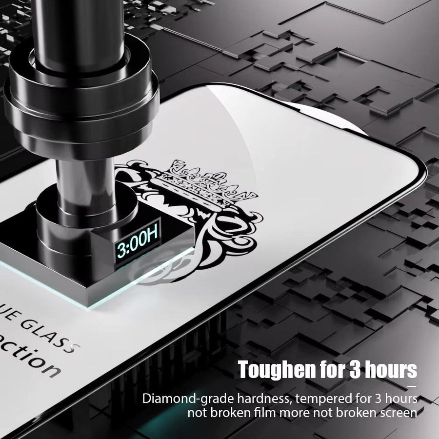 5 Stück HD Displayschutzfolie aus gehärtetem Glas für Apple iPhone 16 Pro Max 16e 16 Plus 15 Pro Max 14 13 12 Mini 11 XR XS Max 7 Plus 8 SE 2 in Transparent - Bild 4