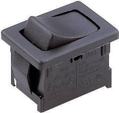 Marquardt Wippschalter 1808.2102 Schwarz Ein/Aus/Ein 250 V/AC 6A IP40 rastend - Bild 1