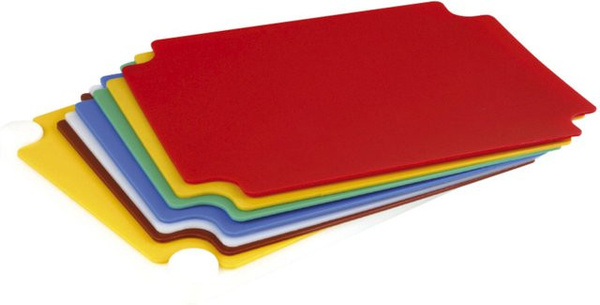 Schneider Schneidebrett-Set HACCP mehrfarbig B/T/H: 32,5 x 53 x 3,8 cm