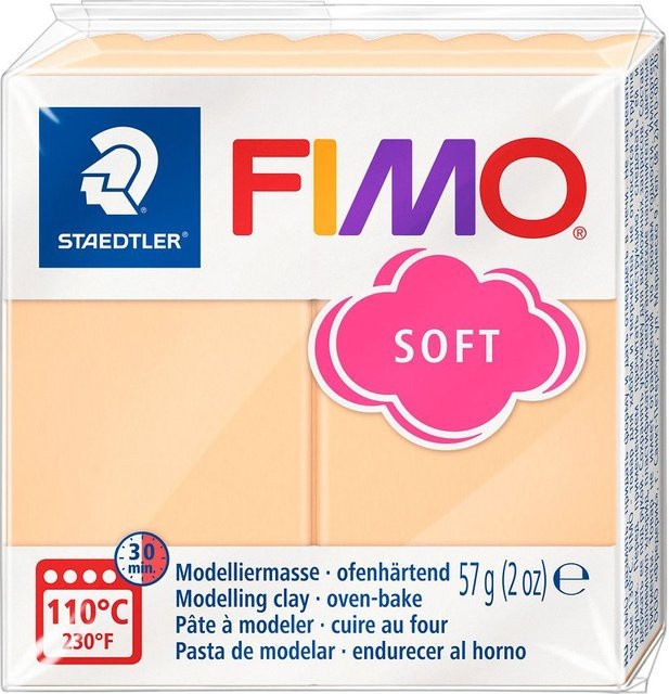 FIMO effect Pastellfarben Pfirsich Knetmasse - Bild 1