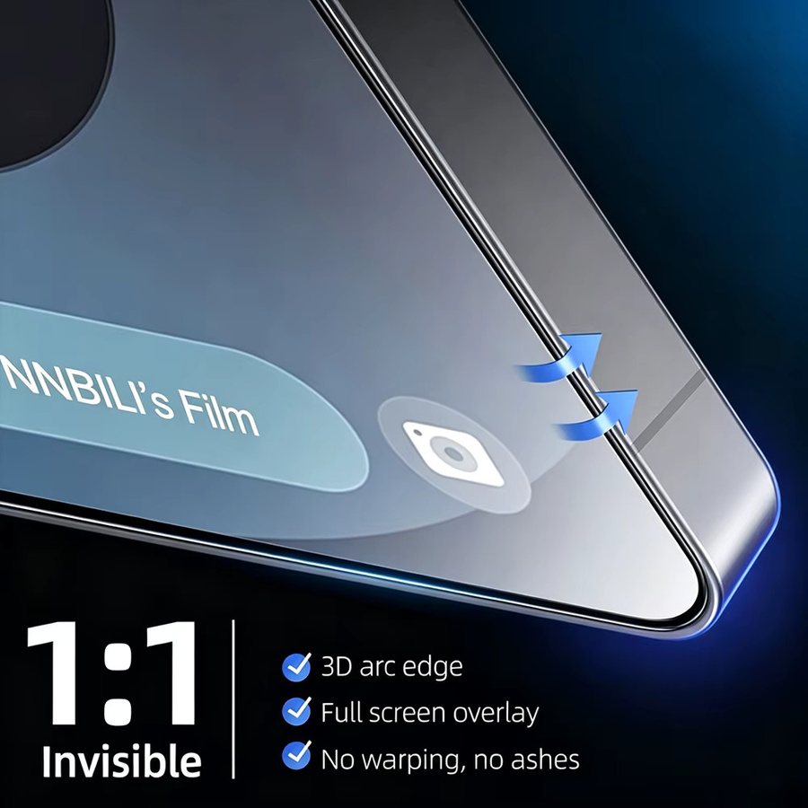 NNBILI 3 Stück Ultra HD Displayschutzfolie für Google Pixel 10 Pro XL, 10 Pro, 10, 10A, 9 Pro XL, 9 Pro, 9A, transparent mit Fingerabdruck-Entsperrung - Bild 6