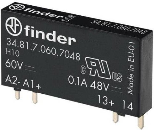 Finder Halbleiterrelais 34.81.7.060.7048 in Schwarz - Bild 1