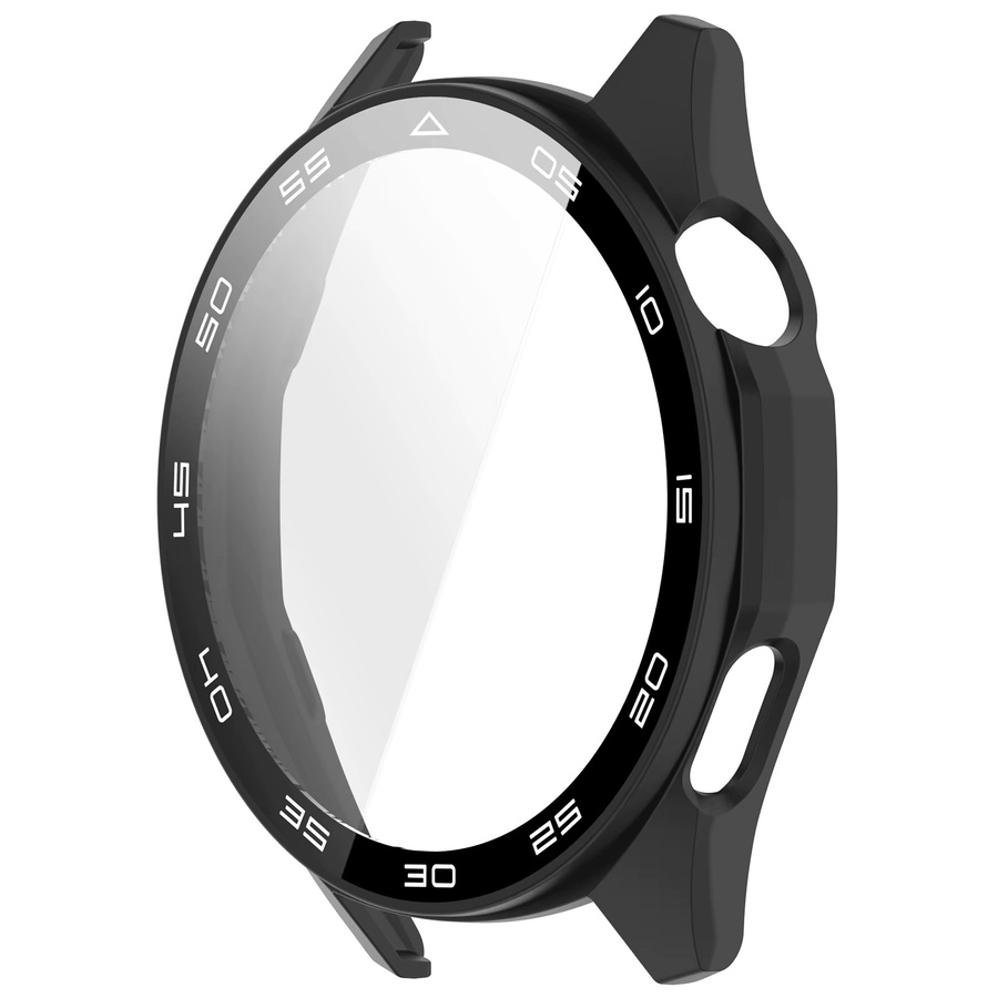 Uhrenzubehör für Huawei GT 6 46mm, Schutzhülle und Display-Schutz, Schwarz, Silikon - Bild 4