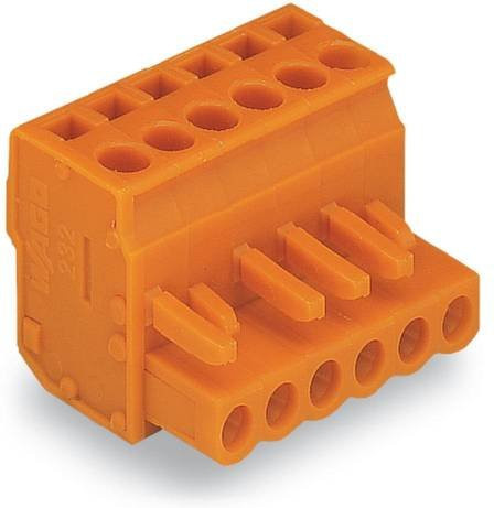 WAGO Buchsengehäuse-Kabel 232 Polzahl, Farbe: Orange, 25 Stück - Bild 1
