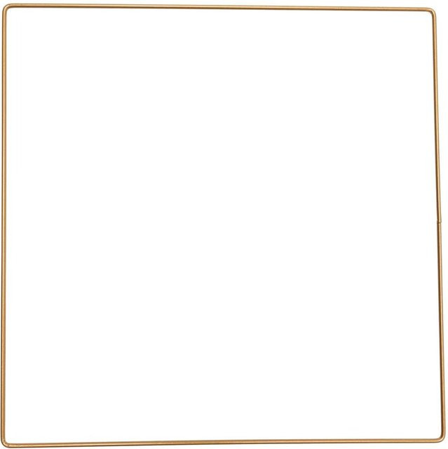 Rico Design Metallring Quadrat in Gold, Durchmesser: 30 cm - Bild 1