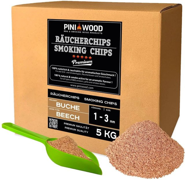 PINI Räucherchips Buche 5 kg - Bild 1
