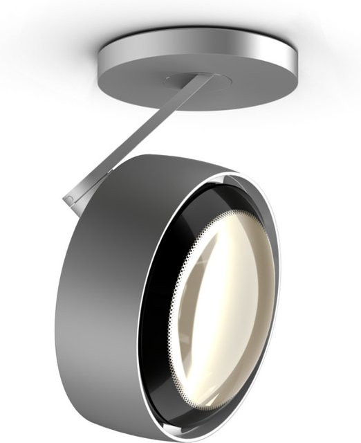 Occhio Più alto 3d up VOLT LED-Deckenstrahler in Chrom matt mit schwarzer Linse, dimmbar, warmweiß 2700K - Bild 1