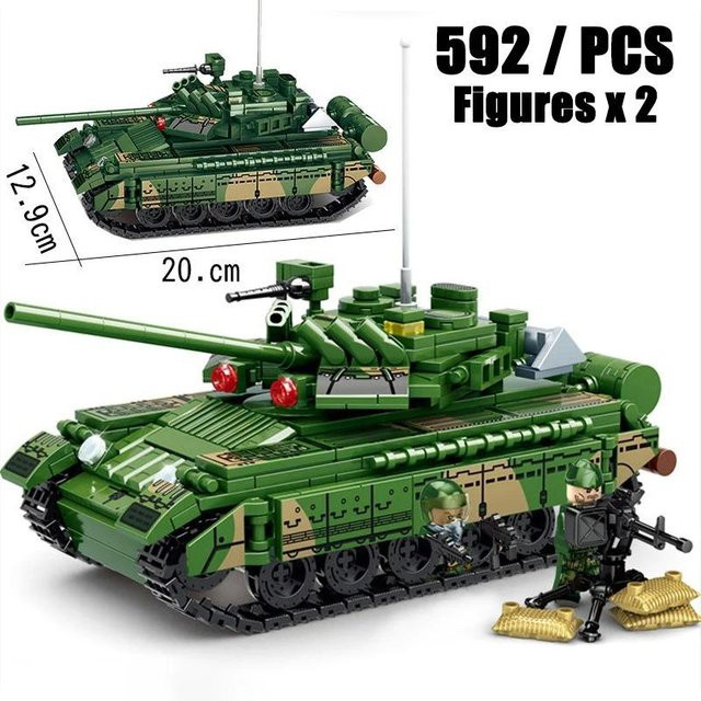 Sluban T-80 Kampfpanzer, Bausteine, ab 6 Jahren - Bild 1