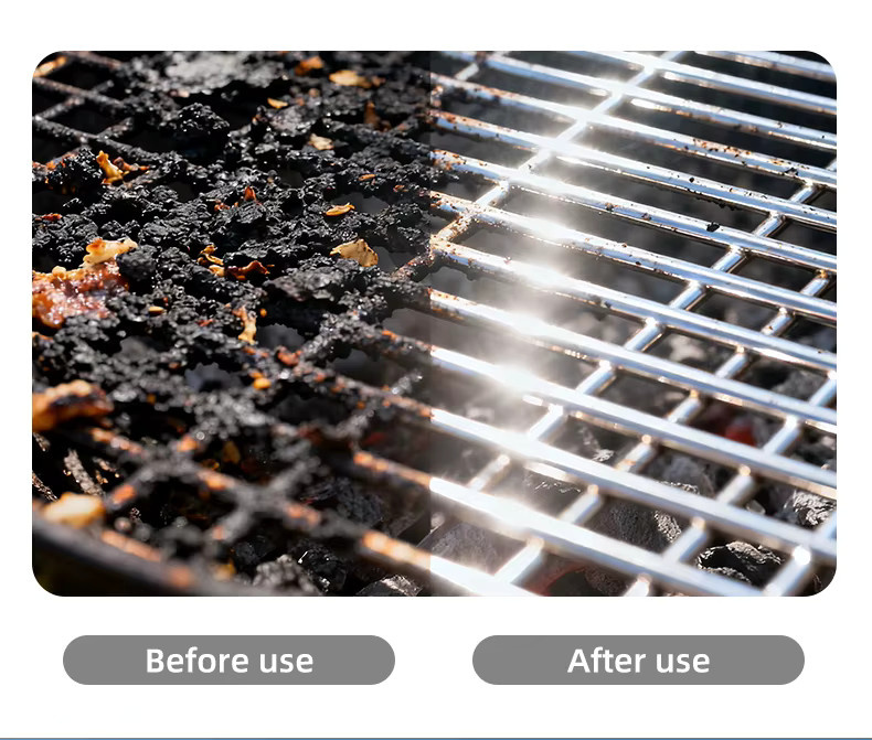 Elektrische Grillbürste von BALASHOV in Schwarz mit 180 Grad drehbarem Bürstenkopf zur Reinigung von Grill, Backblech, Fliesen und Glasoberflächen - Bild 5