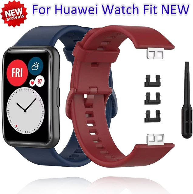 Huawei Uhrenarmband Silikon, blue, Unisex, Huawei Watch Fit - Bild 1