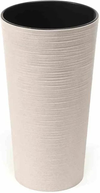Siena Garden Pflanzkübel Eco Locon in Weiß aus Holzfaser, Durchmesser: 30 cm, Höhe: 57 cm - Bild 1