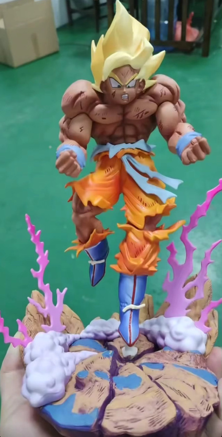 KAMI Studio Dragon Ball Z Super Saiyan Goku Statue, PVC-Figur - Bild 5
