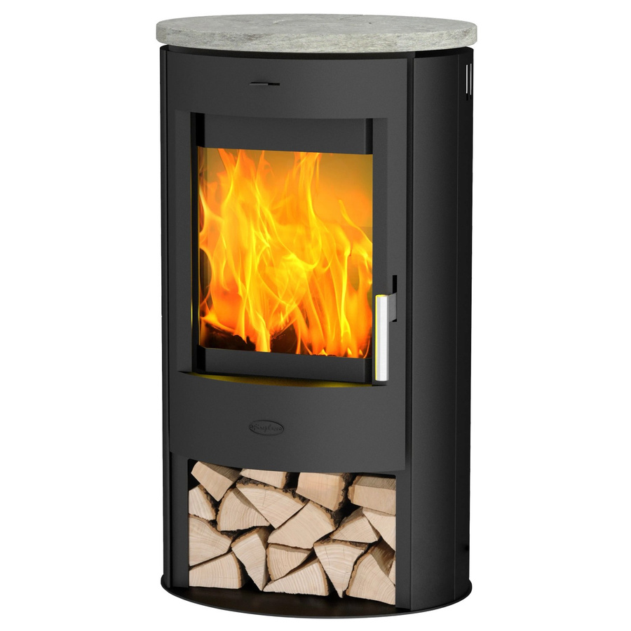 Fireplace Kaminofen Zaria Speckstein Schwarz 6,6 kW - Bild 2
