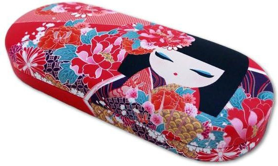 Kimidoll Brillenreinigung Kokeshi Puppe, pink - Bild 1