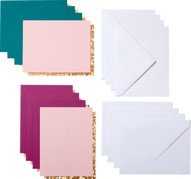 Cricut Cut-Away Cards Corsage A2 Bastelpapier in Multicolour, 8er-Pack, Breite: 10,8 cm, Höhe: 14 cm - Bild 1