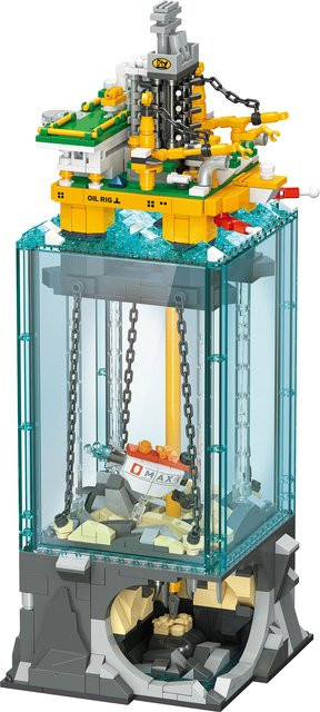 JAKI Offshore-Industrie-Bergbauplattform, Bausteinset, 1064 Teile - Bild 1
