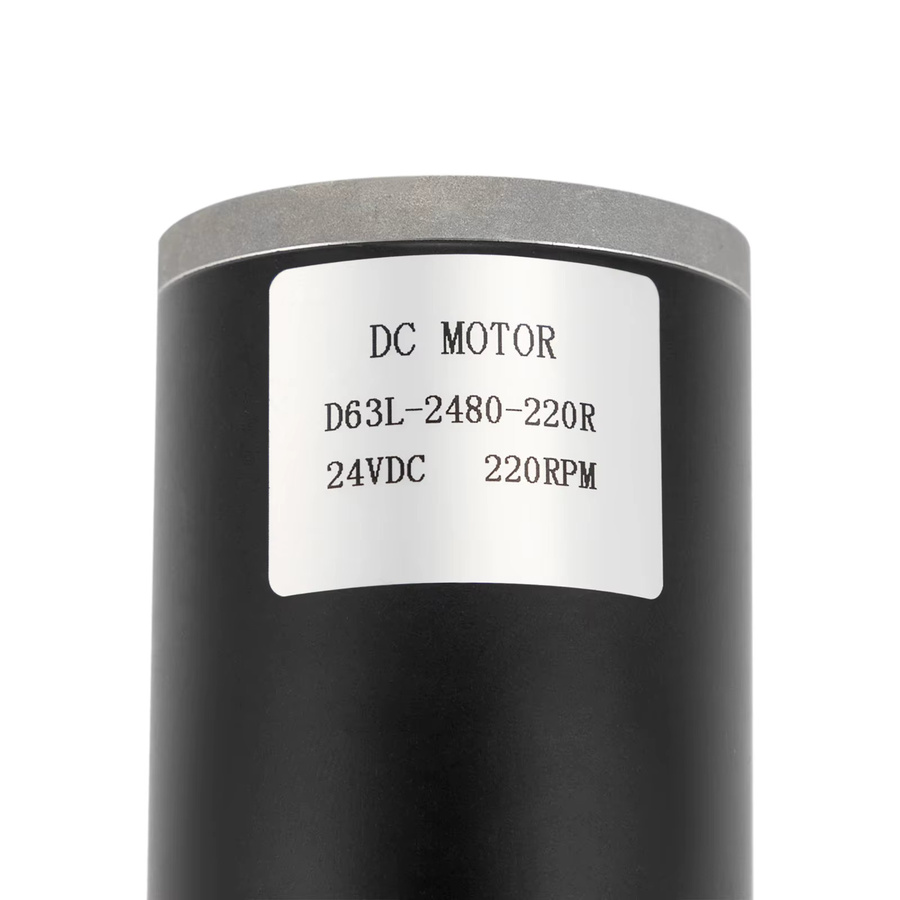 Bymaocar Getriebemotor 80 W 24 V DC in Schwarz für industrielle Anwendungen wie Verpackung, Druck und Textil (linke Position) - Bild 5