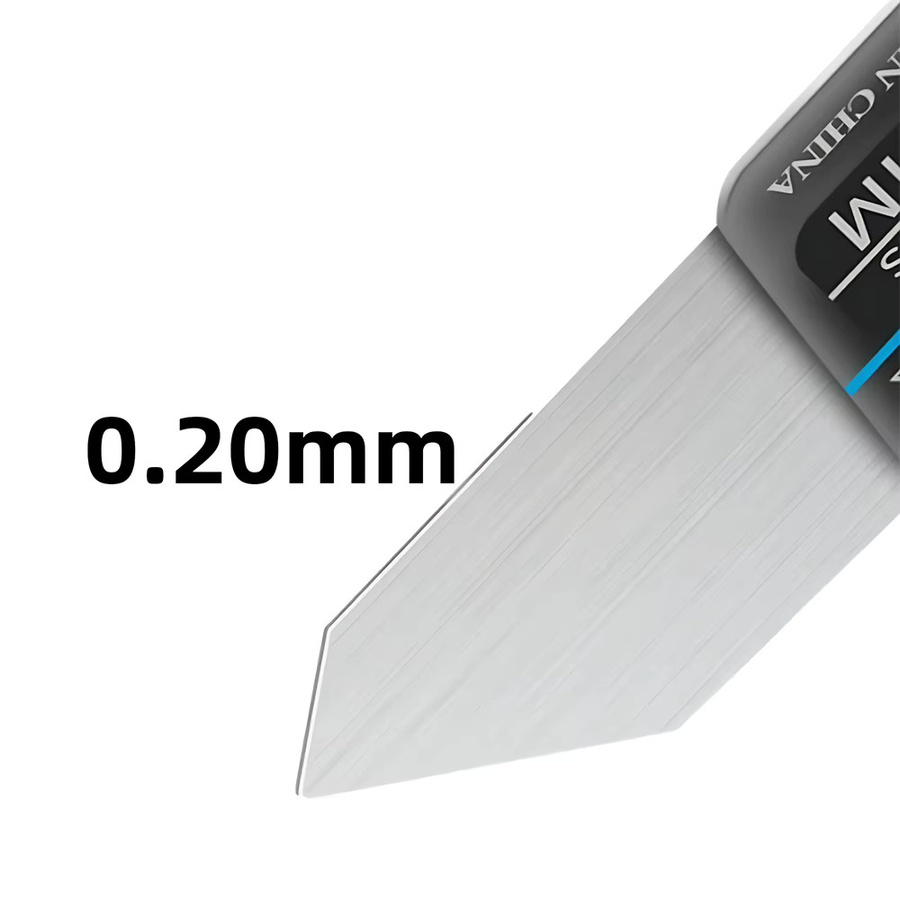 KRIOCY Edelstahl Spudger Reparatur Werkzeug Set 0,20mm Dünn Silber für iPhone iPad Samsung Android und Laptop Demontage - Bild 4