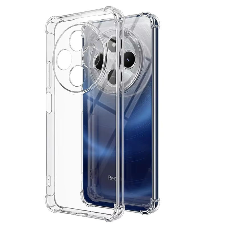 Stoßfeste transparente Silikon Handyhülle mit Airbag-Schutz für Xiaomi Redmi 14C 13 13C 12 12C 11A 10 10A 10C 9 9A 9C Redmi A4 - Bild 6