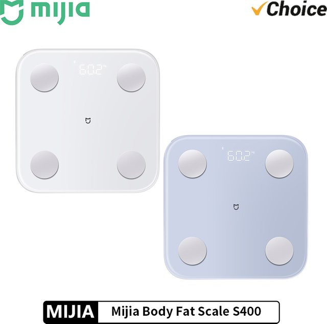 MIJIA Körperfettwaage S400 Smart Home Bluetooth 5.0 Personenwaage mit LED-Display in Weiß - Bild 1