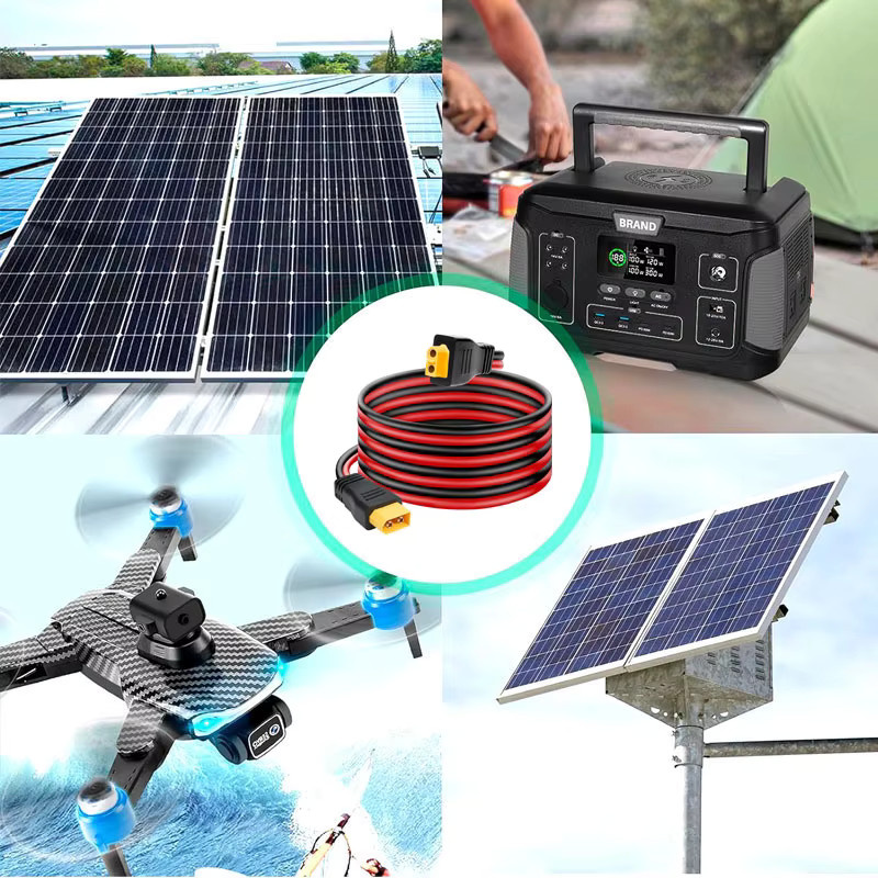XT60 Verlängerungskabel mit Buchse auf Stecker 12AWG für Anker SOLIX und Ecoflow River Delta, Länge: 3 m - Bild 4