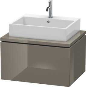 Duravit Waschtischunterschrank L-Cube in Flachgrau Hochglanz mit 1 Auszug, B: 72 cm, T: 54,7 cm, H: 40 cm - Bild 1