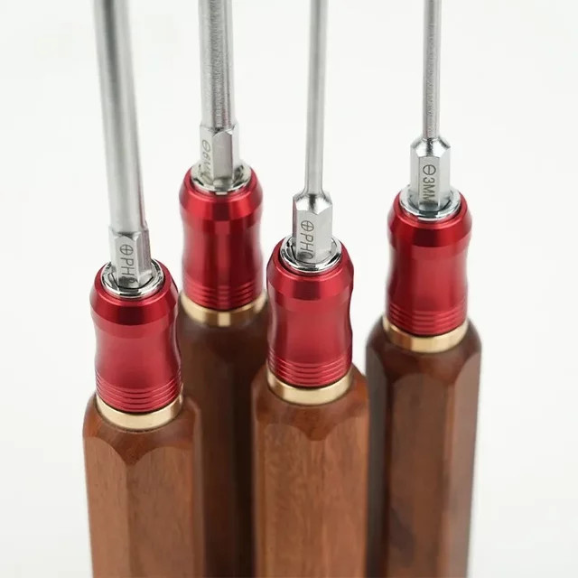 LTOOLS Kreuzschraubendreher aus legiertem Stahl mit Holzgriff - Bild 1