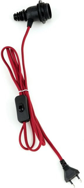 Orion Lightstyle DIY Lampenfassung E27 für Flaschenlampen in Bordeaux Rot - Bild 1