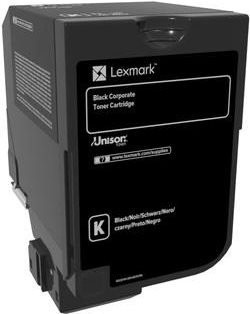 Lexmark Original Tonerpatrone LCCP in Schwarz für Lexmark CS720de, CS720dte, CS725de, CS725dte, CX725de, CX725dhe, CX725dthe - Bild 1