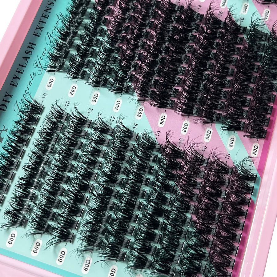MIOFIA Wimpern-Cluster, Einzelwimpern, natürlich, Unisex - Bild 6