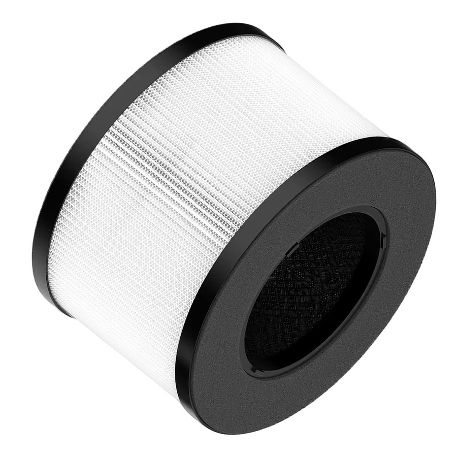 Slevoo BS-03 HEPA-Ersatzfilter Set, 2er-Pack, 3-in-1 H13-Vorfilter mit Aktivkohle, Weiß - Bild 3