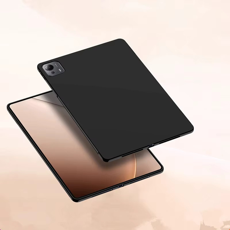 Xiaomi Pad 7 Ultra 14 Zoll 2025 Schutzhülle in Schwarz aus weichem Silikon TPU Anti-Drop Abdeckung - Bild 4
