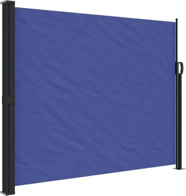 Furnicato Seitenmarkise ausziehbar Blau B: 160 cm, T: 600 cm - Bild 1