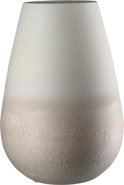 Gilde Vase Echo Beige, Höhe: 33 cm, Durchmesser: 23 cm - Bild 1