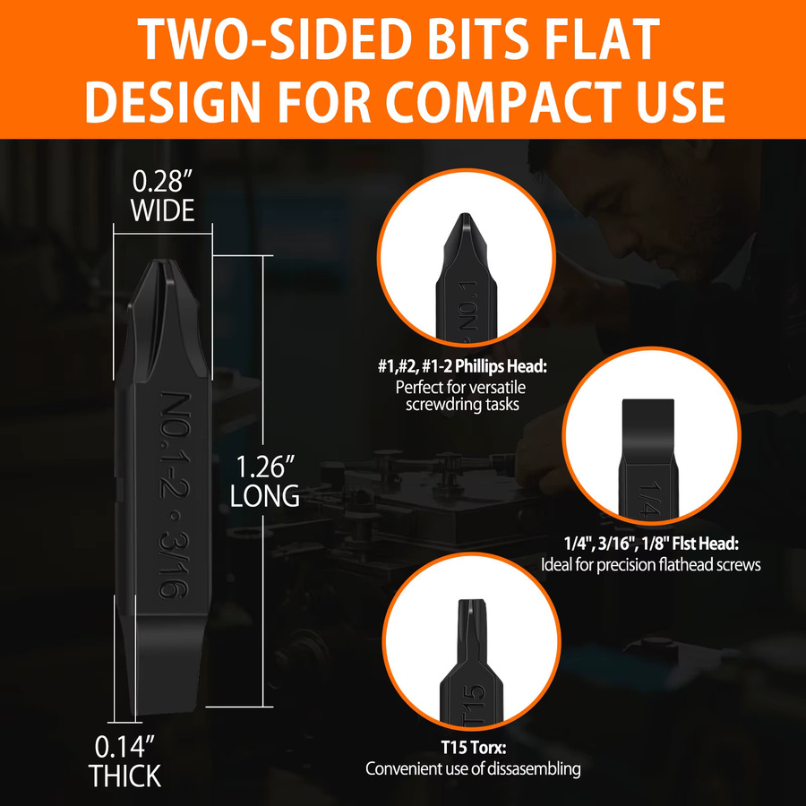 NexTool AS2 Hex Bit Zubehör Kit für NexTool Taschenwerkzeuge und Multitools - Bild 4