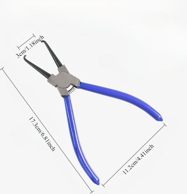 Love Home Garden Gelenkklemmzange aus Kohlenstoffstahl für Kraftstofffilter und Schlauchrohrschnallen in Blau - Bild 1