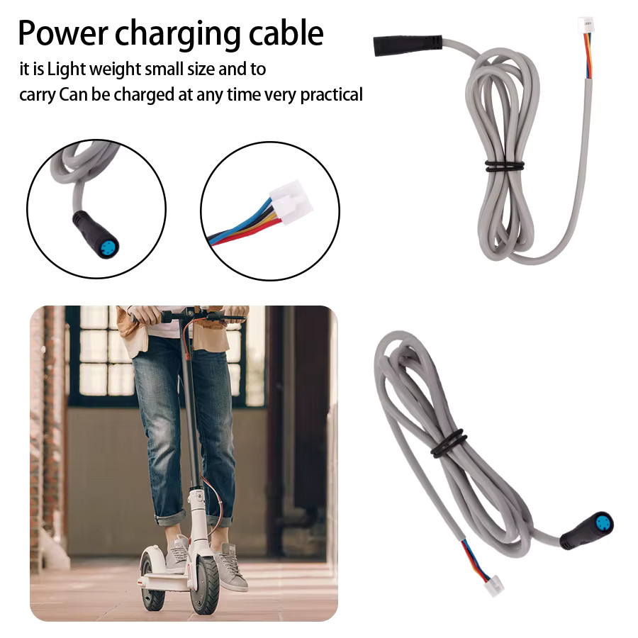 Xiaomi M365 Elektrisches Roller Dashboard Controller Datenkabel in Schwarz und Grau - Bild 3
