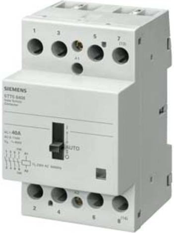Siemens Installationsschütz 5TT5841-8 in Grau mit 3 Schließern und 1 Öffner, 40A - Bild 1