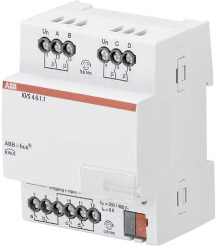 ABB Aktor IO/S4.6.1.1 2CDG110168R0011 in Weiß - Bild 1