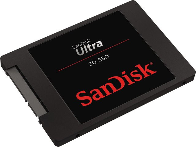 SanDisk Ultra 3D SATA SSD 2.5 Zoll 1TB Schwarz - Bild 1