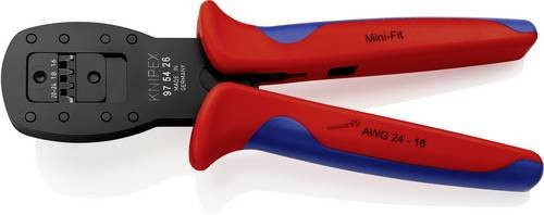 Knipex Crimpzange Mini-Fit für Molex Miniaturstecker, Farbe: rot, Länge: 190 mm - Bild 1
