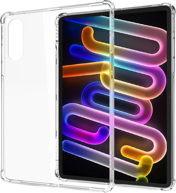 ZNOVAY Silikon Schutzhülle für Lenovo Xiaoxin Pad Pro GT 11,1 Zoll 2025 TB710FU, Transparent, Stoßfest mit Airbags - Bild 1