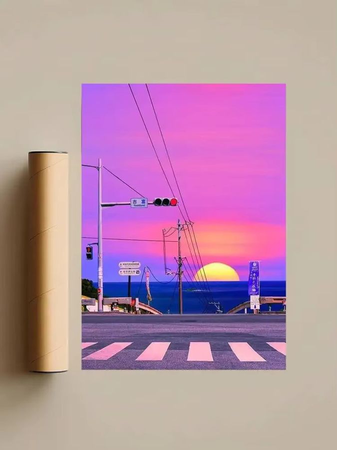 Retro H-Hiroshi Nagai Anime Kunst Poster Wasserdichtes HD Wandtattoo zur ästhetischen Raumdekoration für dein Wohnzimmer - Bild 3