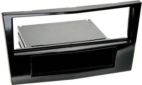 ACV 281230-24-3 Autoradio Einbaublende DIN für Opel in Schwarz - Bild 1