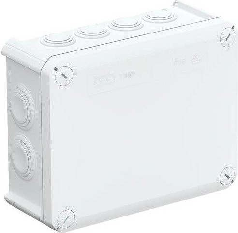OBO Bettermann Abzweigdose 2007541 aus Kunststoff in Weiß, B: 150 mm, L: 190 mm - Bild 1