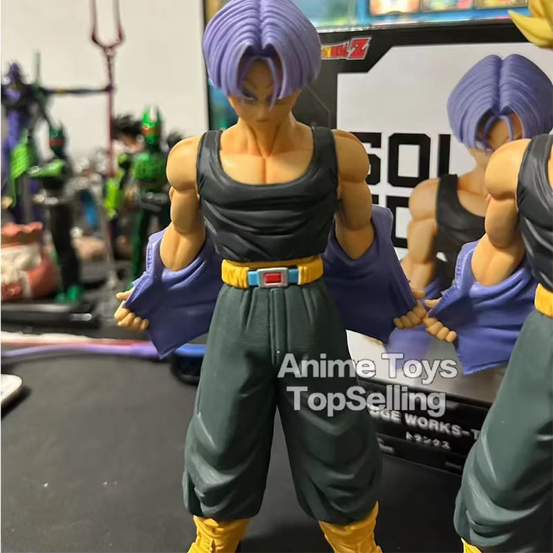 Bandai Dragon Ball Z Trunks Actionfigur aus PVC, Zukunft Trunks Sammelmodell, mehrfarbig, Höhe: 20-21 cm - Bild 1