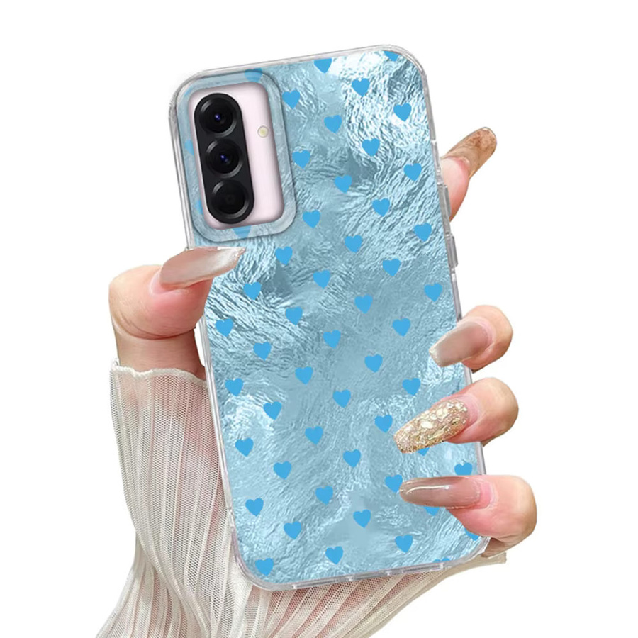 Bunte Handytasche mit Herz-Farbverlauf für Samsung Galaxy A-Serie (A12 bis A56) - Bild 2