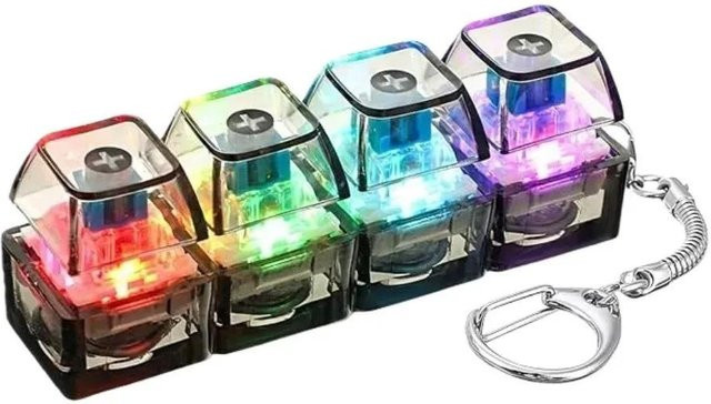Schlüsselanhänger Tastatur LED-Licht, Unisex - Bild 1