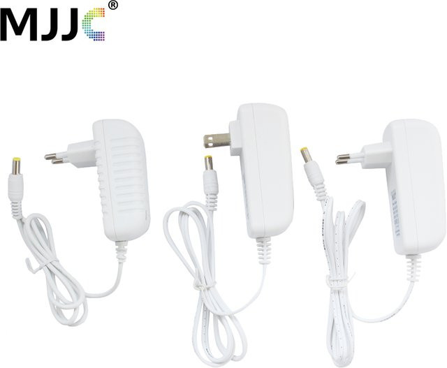 MJJC LED-Netzteil Treiber für LED-Streifenbeleuchtung, 12 V DC, Farbe: Weiß - Bild 1
